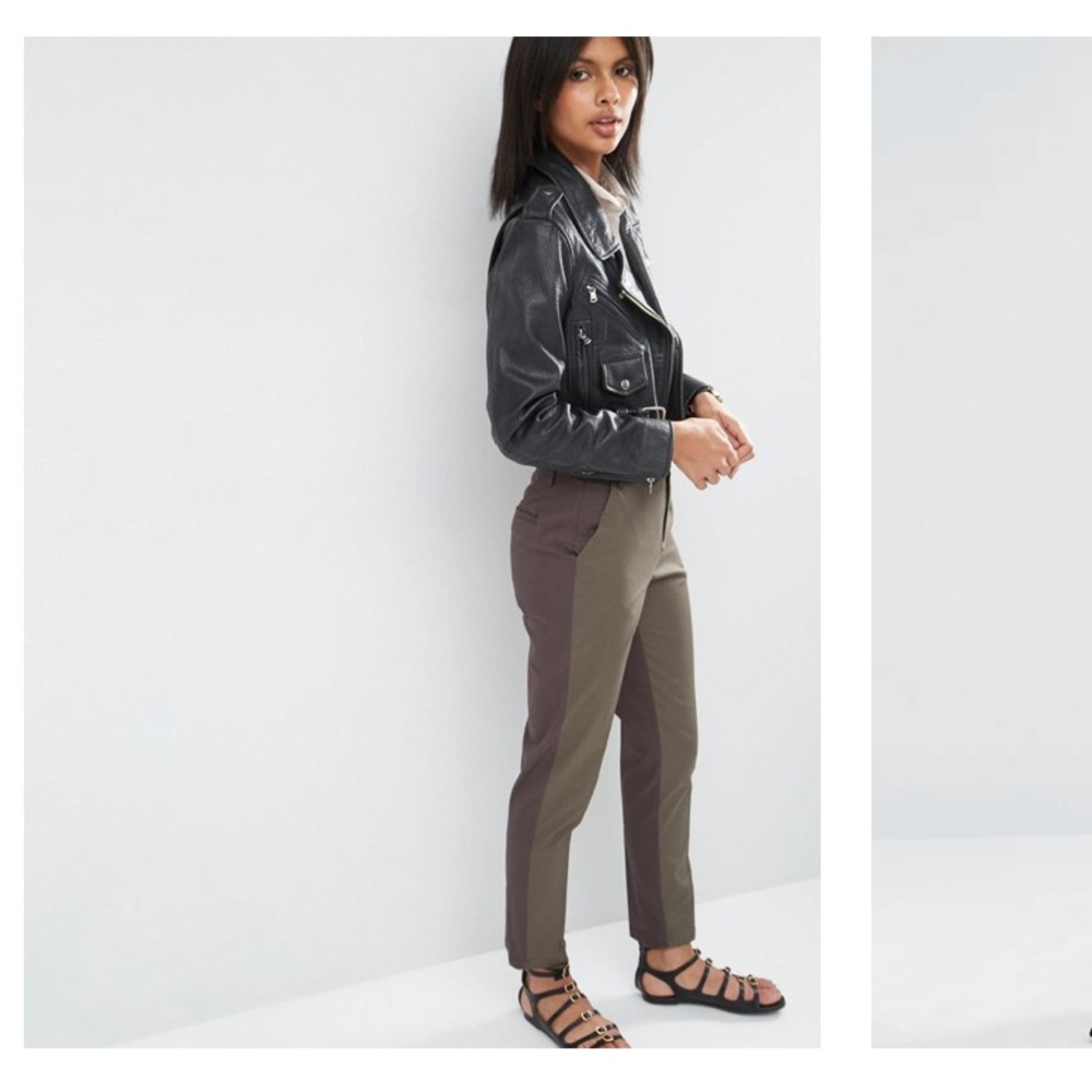 ASOS Chino Pant in Color Block